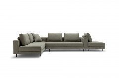 CR.424 von creation by Rolf Benz - Polsterecke links beigegrau