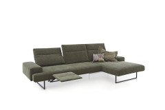 KOINOR Clayton - Ecksofa rechts grün