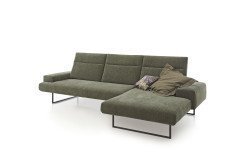 KOINOR Clayton - Ecksofa rechts grün