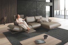 KOINOR Fieno - Ledergarnitur rechts ebano