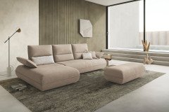 KOINOR Amy - Ledersofa links jade