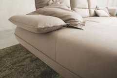 KOINOR Amy - Ledersofa links jade