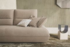 KOINOR Amy - Ledersofa links jade