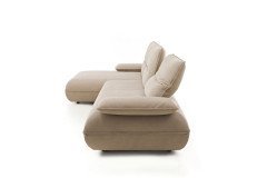 KOINOR Amy - Ledersofa links jade