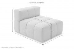 Elements von SCHÖNER WOHNEN - modulares Sofa beige