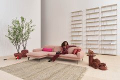 1560 von Himolla - Eckgarnitur links blush