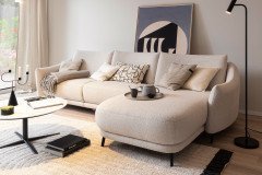 Tabby von SCHÖNER WOHNEN - Polsterecke rechts silver-creme