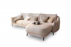 Tabby von SCHÖNER WOHNEN - Polsterecke rechts silver-creme