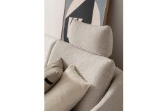 Tabby von SCHÖNER WOHNEN - Polsterecke rechts silver-creme