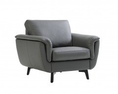 CL 940 von Erpo Polstermöbel - Leder-Duo anthrazit