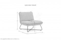 MR 2985 von Musterring - Ecksofa Variante rechts blush