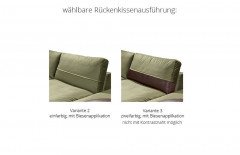 Garbo von SCHÖNER WOHNEN - Ecksofa rechts snow