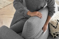 MR 370 von Musterring - Ecksofa Variante rechts platin