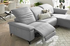 MR 370 von Musterring - Ecksofa Variante rechts platin